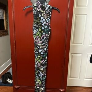 AFRM Black Floral Maxi Dress